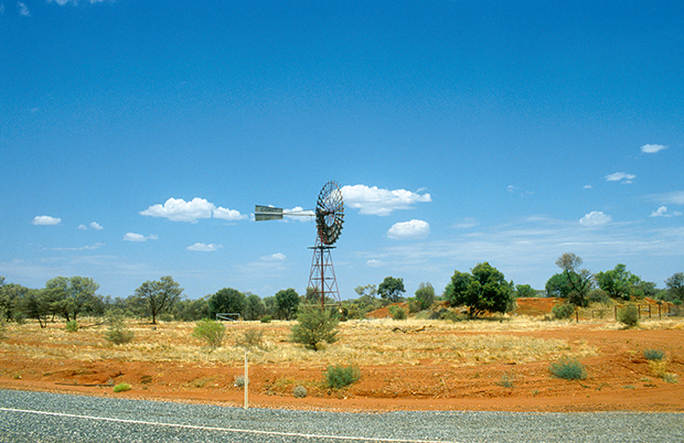 Windmill near Alice Springs, Australia