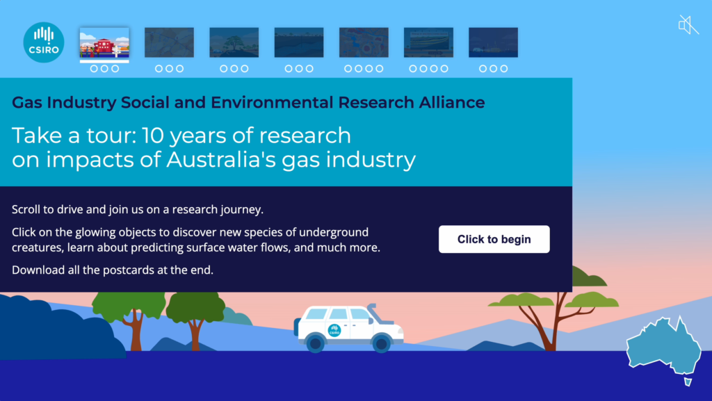 Take a Tour - Ten years of CSIRO's GISERA research