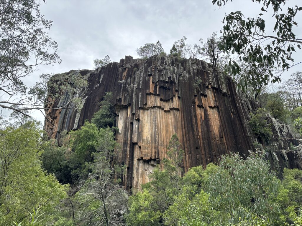 Ancient rock formations are a spectacular feature of the Narrabri region's volcanic Nandewar mountain range - above and below the surface.
