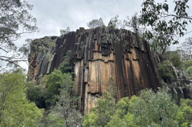 Ancient rock formations are a spectacular feature of the Narrabri region's volcanic Nandewar mountain range - above and below the surface.