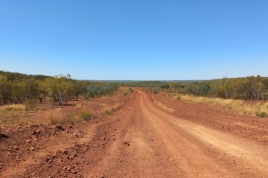 Outback road Northern Territory