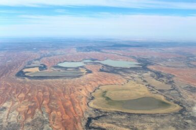 Aerial image of the Cooper Basin