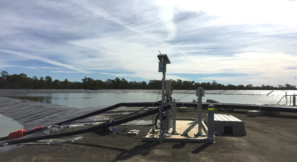 Industry pond and infrastructure